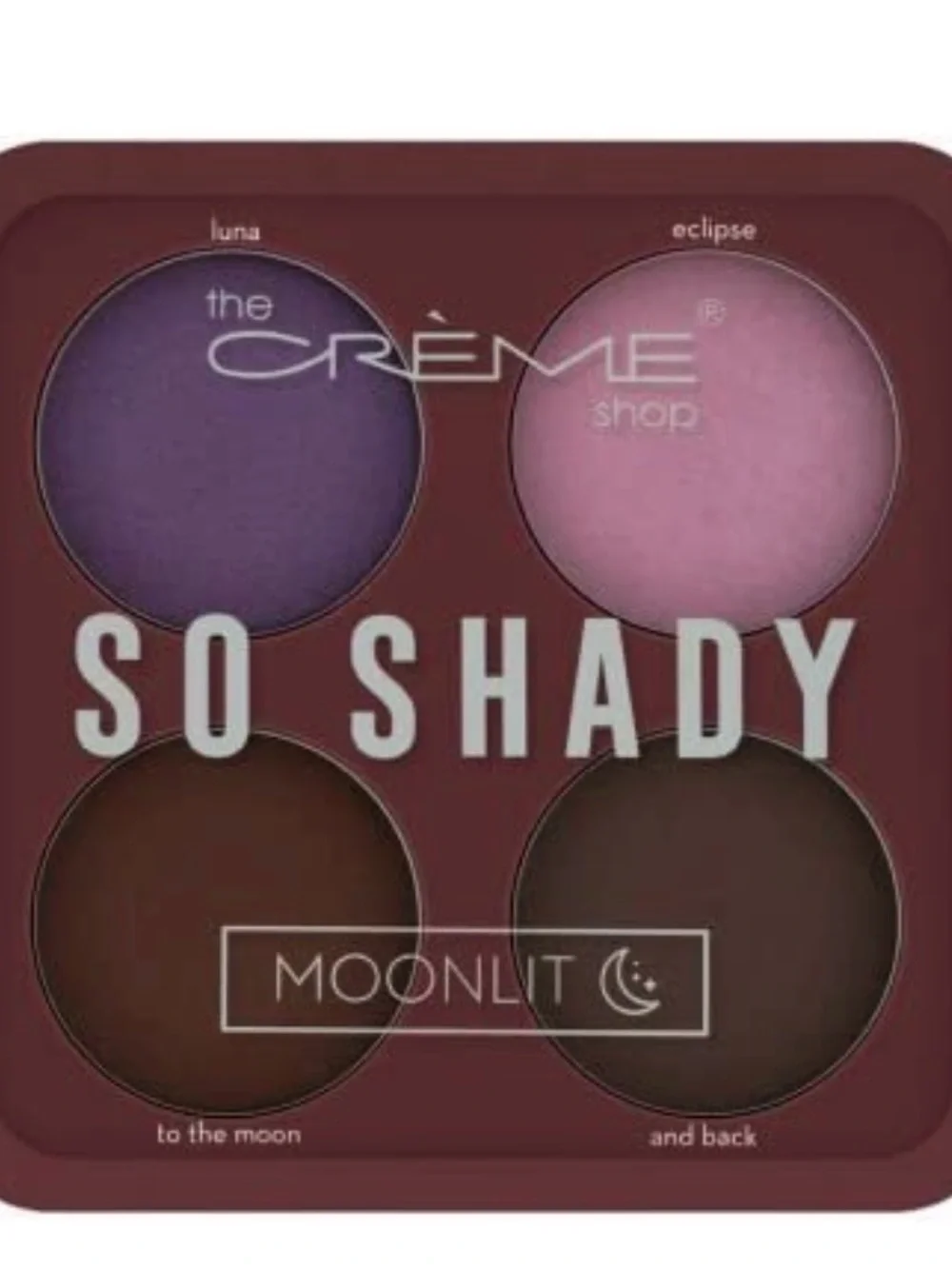 The Crème Shop SO SHADY MOONLIT Eyeshadow Quad - Purple & Brown